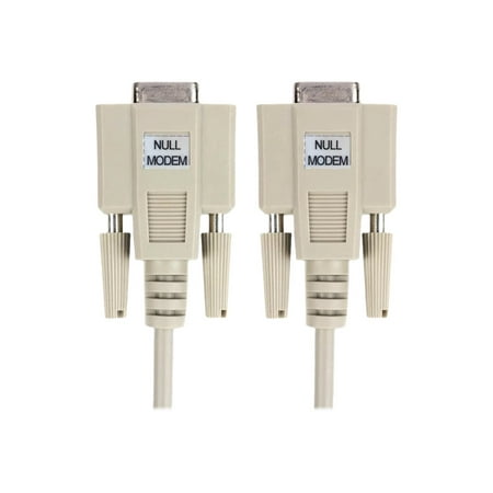 UPC: 0844660004783 | Monoprice Molded Null Modem Cable – 10 Feet – DB9 Female/Female