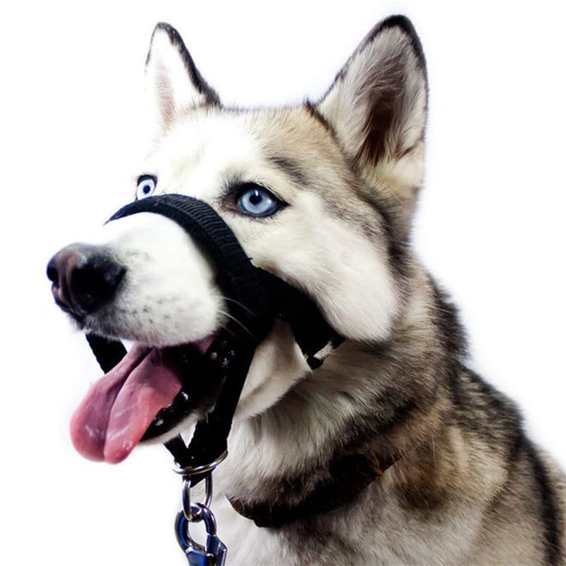 Soft Dog Muzzles Dog Mouth Cover Adjustable Muzzles for Medium Large