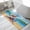 Pink, variant on 4th of July Pigs Washable Area Rugs for Living Room Bedroom, Large Non Slip Indoor Floor Carpet Absorbent Low Pile Coastal Beach Waves Mountains Sky Blue Door Mat Rugs for Bathroom Entryway 47.2"x63"