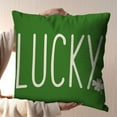 thumbnail image 5 of LSLJS Pillow Covers & St Patricks Day Decorations - Throw Pillow Covers & Soft - 18x18 Pillow Cover for Couch Sofa Bed Living Room, 5 of 5