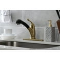 thumbnail image 3 of Kingston Brass KB5707YL Yosemite Single-Handle 1-or-3 Hole Pull-Out Sprayer Kitchen Faucet in Brushed Brass, 3 of 7
