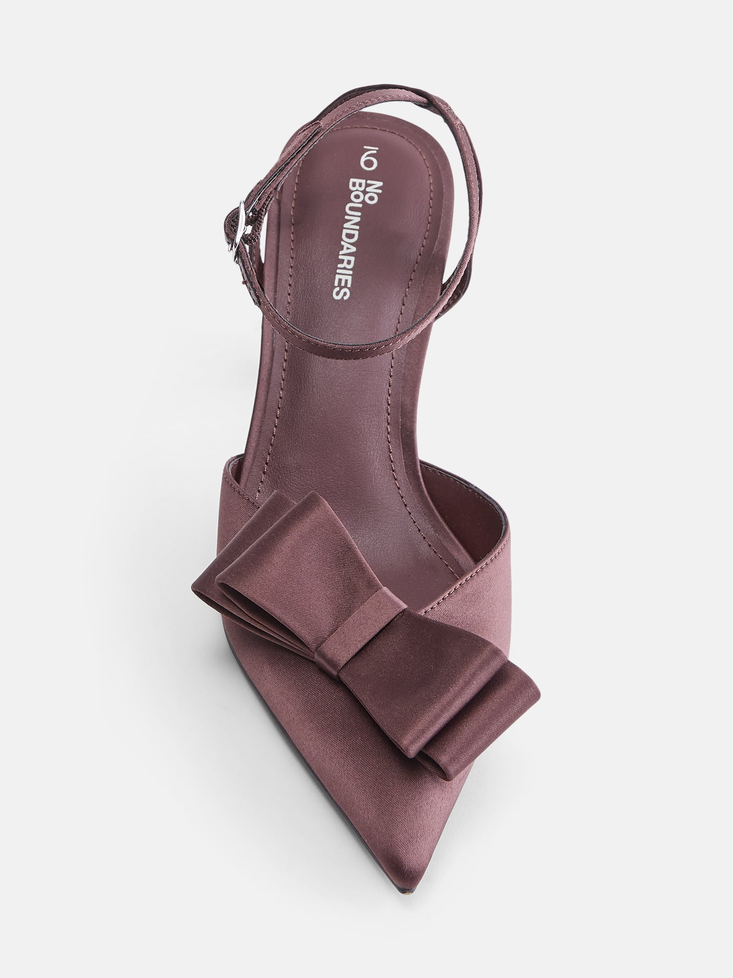 No Boundaries Women's Slingback Bow Heels