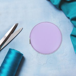 COOPHYA Retractable Pocket Tape Measure Tape Measure Lavender PU Measuring 1Pcs