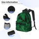 thumbnail image 3 of Disketp Green Leave Fern Mochila Ligera Clásica con Múltiples Bolsillos, Mochila Casual para Hombre y Mujer, Ideal para Escuela, Trabajo y Viajes, 3 of 6
