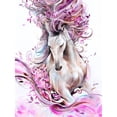 thumbnail image 1 of Cuadros Decorativos Kit de pintura por números DIY flor caballo lienzo pintado a mano cuadro de arte al óleo Wdftyju embutido en tela, 1 of 9