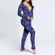 thumbnail image 3 of Pijama con estampado de nota Musical para mujer, mono Bodycon con abotonado, ropa de dormir abotonada con solapa en el trasero, combinación para mujer, 3 of 4