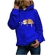 thumbnail image 2 of Pntutb invierno mujer Casual manga larga tops señoras estampado pulóver sudadera blusa Pntutb Pntutb-3198, 2 of 6