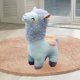 thumbnail image 5 of Muñeco de peluche CUTICAT de alpaca suave para decoración de dormitorio azul 35cm, 5 of 8