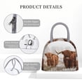 thumbnail image 4 of Balery Yak Bolsa de Almuerzo para Mujeres, Caja de Almuerzo, Bolsa de Almuerzo Pequeña Impermeable, Tote de Almuerzo Reutilizable con Gran Capacidad, 4 of 6