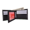 thumbnail image 3 of Men's Genuine Leather Bifold Multi Card ID Center Flap Wallet with Graphics 1246, 3 of 11