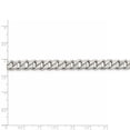 thumbnail image 5 of 925 Sterling Silver 8mm Curb Chain 28 Inch, 5 of 7