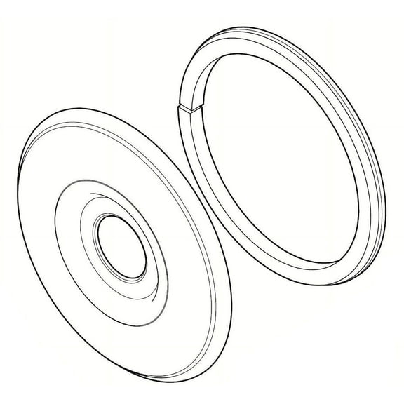 Open Box Pfister 960-038 Avalon / Marielle R89 / 808 Series Tub And Shower Wall Flange - Nickel