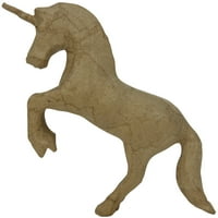 Paper-Mache Figurine 4.5"-Unicorn