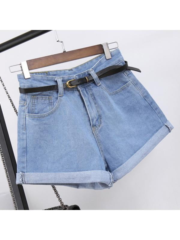 High Waisted Denim Shorts 