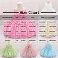 thumbnail image 3 of Delliss Tutu Dress for Girls Sparkly Tulle Princess Dress 6M-3Y Summer Dress Flower Girls Party Dance Dress, 3 of 9