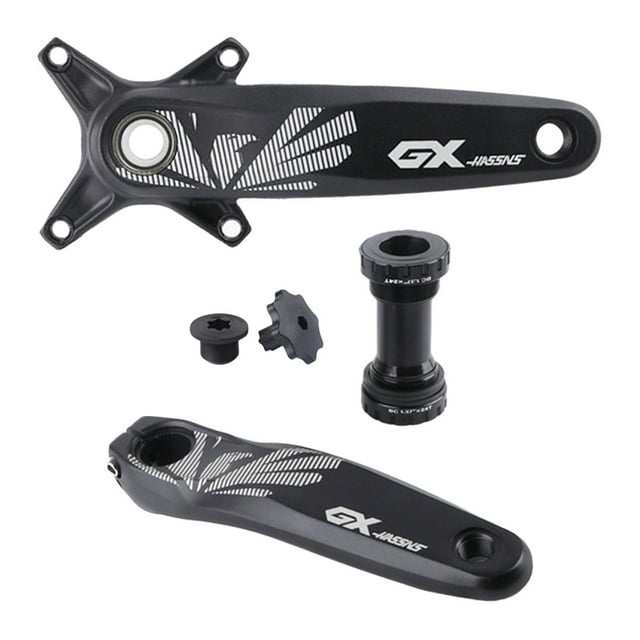DYNWAVECA Ensemble Manivelle, Manivelle de Vélo Polyvalente, Accessoires de Réparation pour Vélos de Route, Manivelle de Remplacement 17.5cm