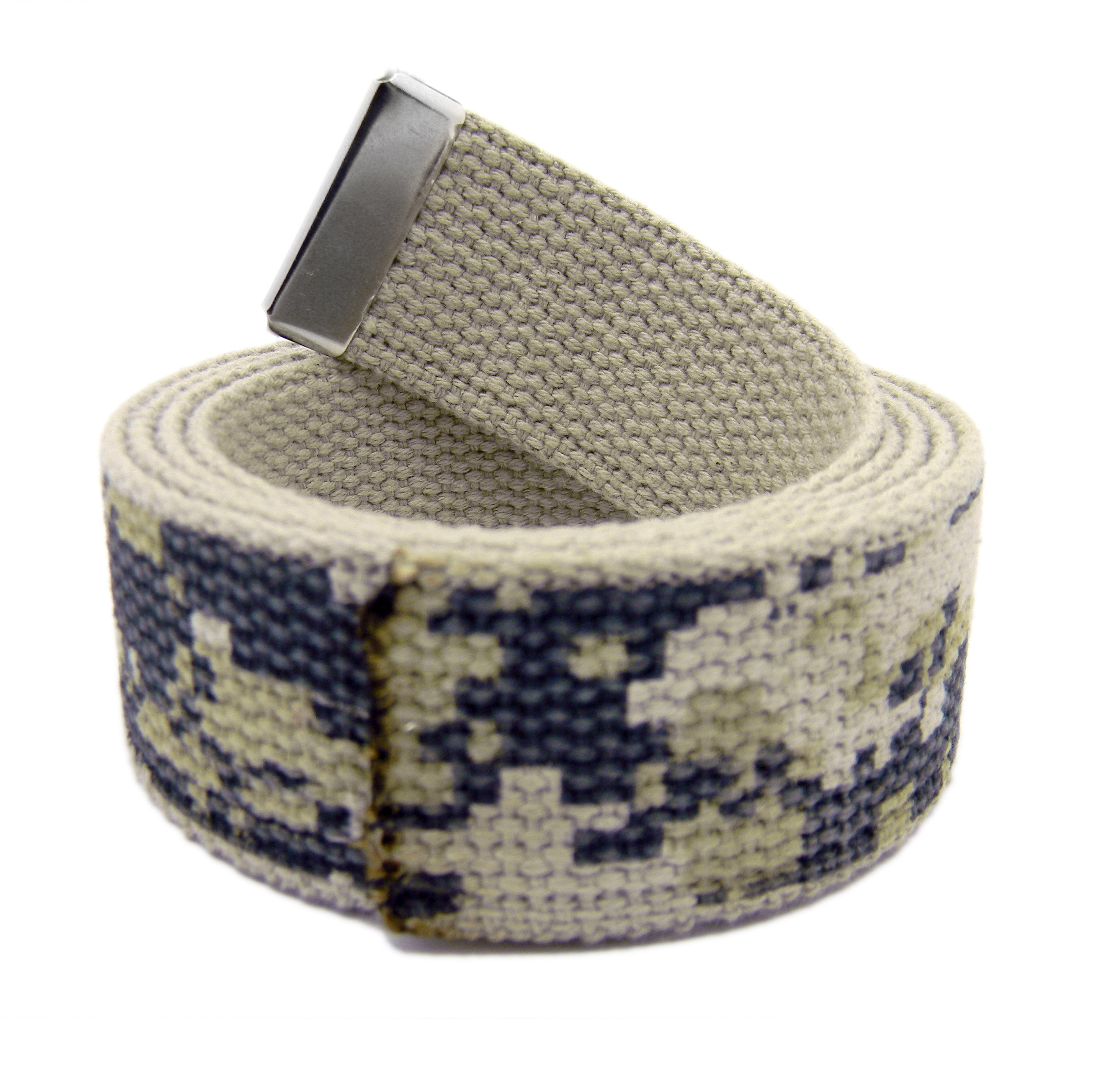 Build A Belt - Replacement Canvas Web Belt 1.25 Military Width Silver ...