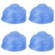 thumbnail image 1 of Xiao Hua rollos de cinta de piel sintética navideña para decorar árboles de Navidad o coronas, 59 x 1,96 pulgadas (azul claro)., 1 of 5