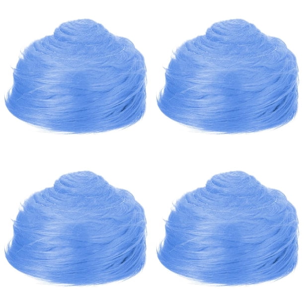 Xiao Hua rollos de cinta de piel sintética navideña para decorar árboles de Navidad o coronas, 59 x 1,96 pulgadas (azul claro).