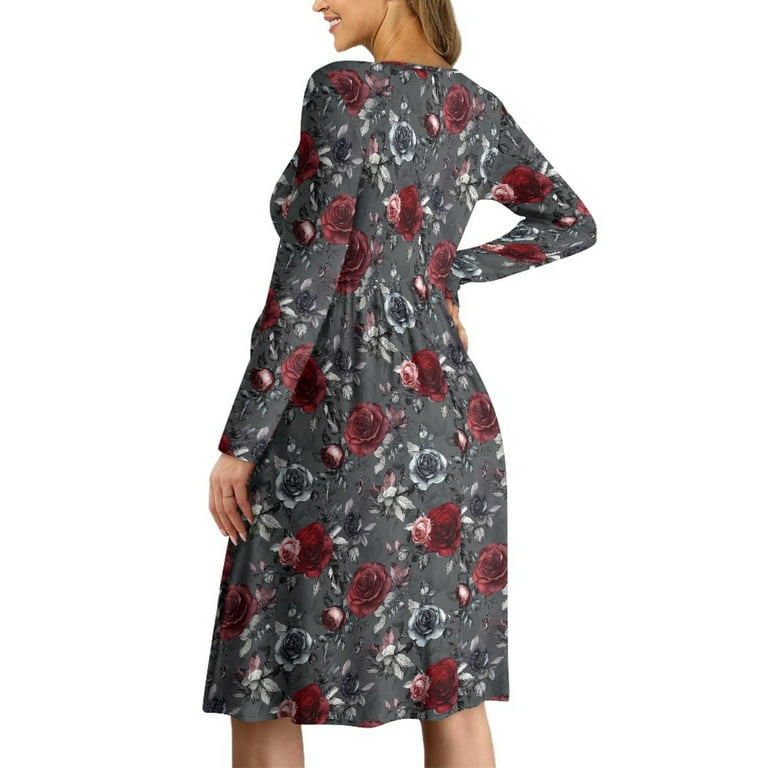 nursing dresses fall Eliza Maternity and Nursing Dress in Cotton Gauze main image 1