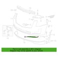 thumbnail image 3 of Chrome Plated Fog Light Bezel Trim with High Gloss ABS Front Fog Lamp Cover Moulding Strip Replacement, 3 of 7