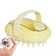 thumbnail image 1 of Scalp Massager Shampoo Brush with Soft Silicone Tips for Hair Washing and AntiTangle Care Yellow, 1 of 4