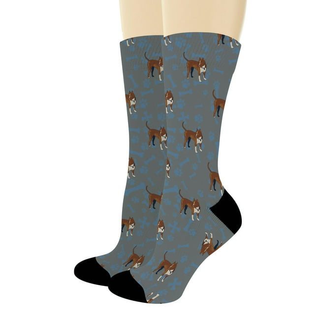 ThisWear Dog Themed Socks Pitbull Socks for Men and Women Pitbull