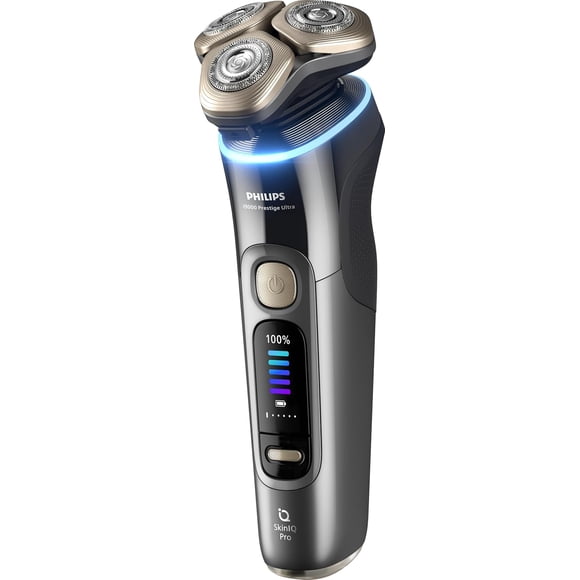 Afeitadora eléctrica Philips i9000 Prestige Ultra, Hombre, en seco y húmedo, con Tecnología SkinIQ Pro, Base de Carga, Recargable, Estuche, XP9402/11