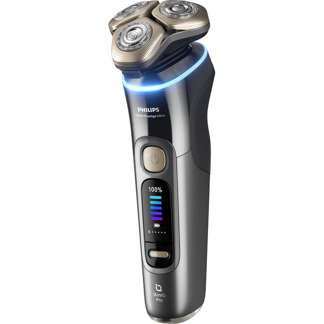 Afeitadora eléctrica Philips i9000 Prestige Ultra, Hombre, en seco y húmedo, con Tecnología SkinIQ Pro, Base de Carga, Recargable, Estuche, XP9402/11