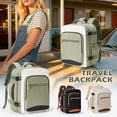 thumbnail image 7 of SYCNB Large Travel Backpack for Women & Men, Airline-Approved Carry-On Personal Item Bag, Waterproof Essentials Weekender overnight Backpacks for Work Business Trips, Olive Green, 7 of 7