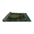 thumbnail image 2 of Ahgly Company Indoor Rectangle Persian Turquoise Blue Traditional Area Rugs, 8' x 10', 2 of 4