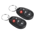 thumbnail image 3 of Keyless Entry Car Alarm System, Universal Car Anti Theft System 4 Buttons Keyless Entry System Central Locking Kit Black, 3 of 8