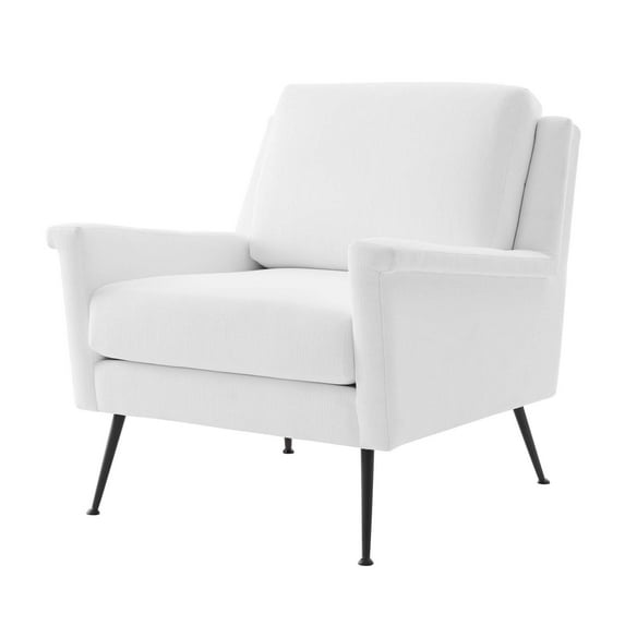 Armchair Accent Chair, Fabric, Black White, Modern Contemporary Urban Design, Living Lounge Room Hotel Lobby Hospitality