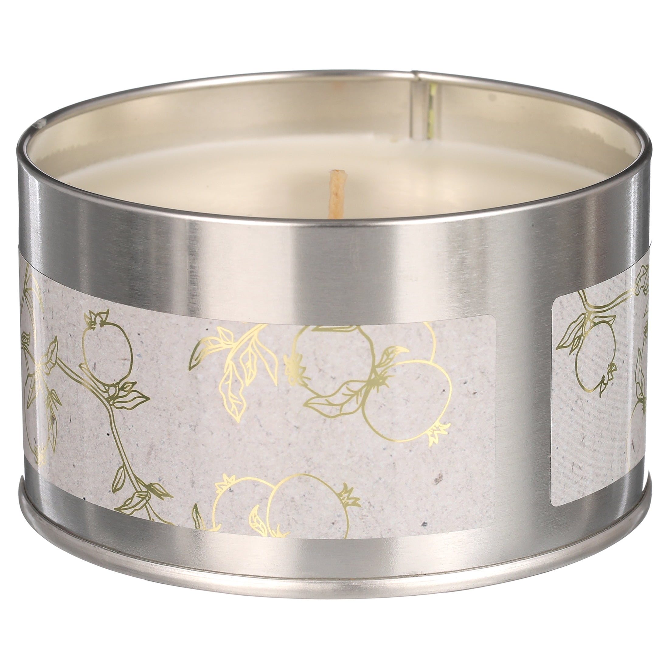 11.5oz 2-wick Tin Candle - Pomegranate & Pomander