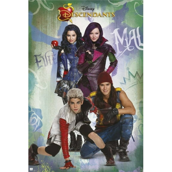 Disney Descendants Laminated Poster (24 x 36)