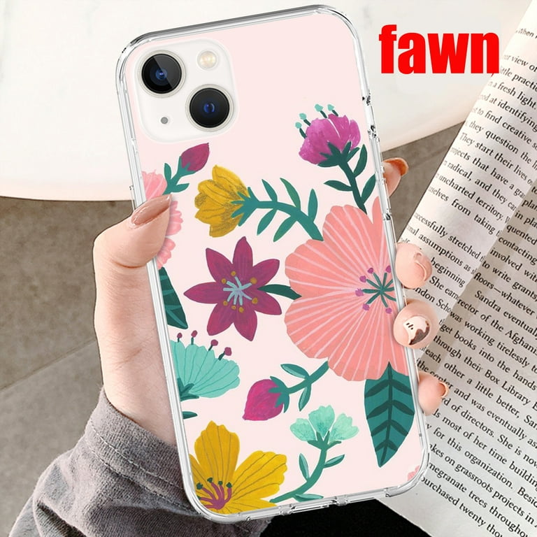 Fashion Cute Flower Phone Case For iphone 12 Pro Max 11 Pro Max 7 8 plus X  XR XS Max SE 2020 Back Cover Luxury Color Thick Border Soft Capa