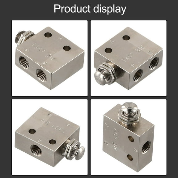 2 Position 3 Way Mechanical Push Button Air Pneumatic Valve Tac2-31V