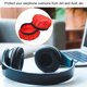 thumbnail image 5 of Cubiertas de tela flexible para auriculares de 3.54-4.33 pulgadas de Uxcell, cubiertas de auriculares rojas lavables, 1 par, 5 of 5