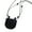 Black, variant on Stylish Leather Neck Pouches Pendant Necklace for Earbuds and Change Convenient and Fashion Accessory for Daily Use