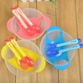 thumbnail image 4 of Ludlz Training Bowl-Safe Feeding Bowl Baby Child Kids Suction Cup Training Feeding Bowl + Spoon + Fork Tableware Set, 4 of 7