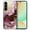 Marble Gold And Purple, variant on WIRESTER Shockproof Soft Rubber Cover Case for Samsung Galaxy S24 FE 6.7", Cream Stone Marble