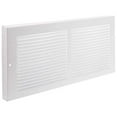thumbnail image 2 of 14in x 6in Imperial White Steel Rectangular Baseboard Return Grille - Overall 15 1/4in x 7 1/4in, 2 of 3