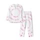 thumbnail image 1 of Balery Breast Cancer Awareness (4) Pijama para Hombre de Dos Piezas con Manga Larga, Conjunto de Dormir y Descanso Suave con Bolsillos-Small, 1 of 7