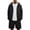 Black, variant on Mens Lightweight Windbreaker Jacket and Shorts Set, Hooded Zip Up Cargo Pockets Summer Outdoor Sportswear Suit Black M