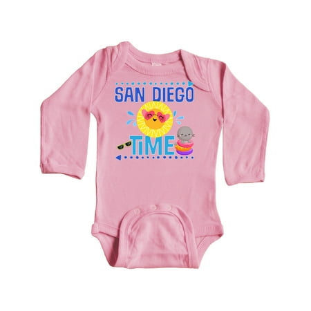 

Inktastic San Diego Vacation Cute Beach Gift Baby Boy or Baby Girl Long Sleeve Bodysuit