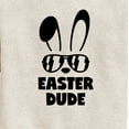 thumbnail image 3 of Instant Message - Easter Dude Bunny - Toddler And Youth Crewneck Fleece Sweatshirt, 3 of 6