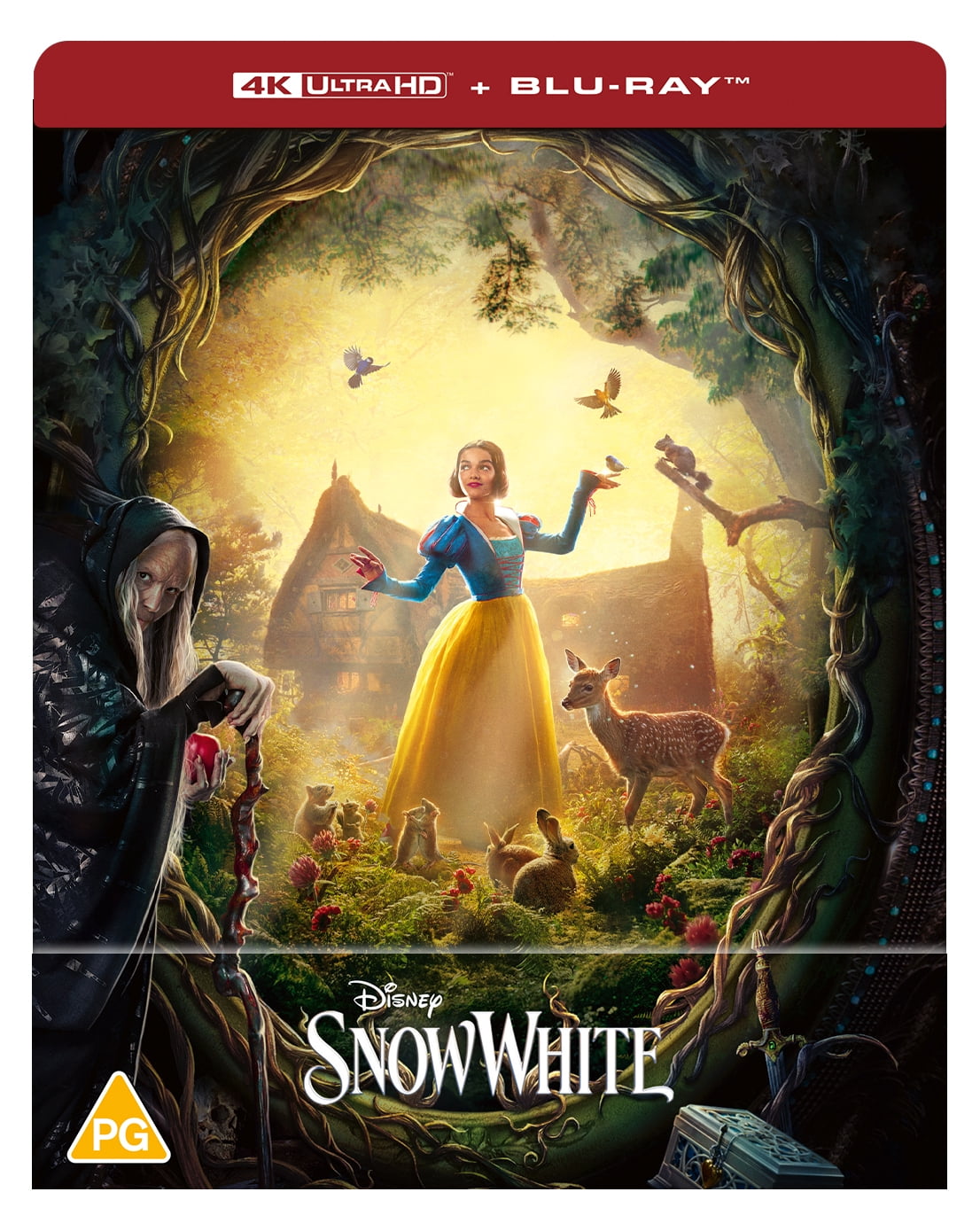 Disney, Snow White 2025 Steelbook 4K Ultra HD + Blu-ray Digital