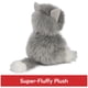thumbnail image 5 of Peluche GUND Camilla Kitten Cat de 9 pulgadas para niños de 1 año o más, color gris y blanco, 5 of 9