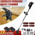 thumbnail image 2 of 24V 1000W Cordless Electric Lawn Mower 10000RPM Wireless Grass Trimmer Kit With 2 Li-Ion Battery Adjustable Handle Garden Tools ,Long Lasting, 2 of 7