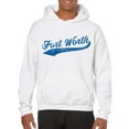 thumbnail image 4 of Fort Worth Baseball Script - Hometown Pride, Pitcher Hoodie - Medium - White, 4 of 6